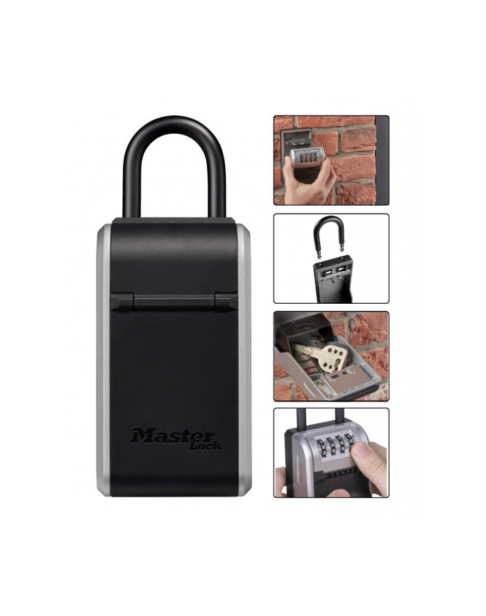 master lock Kasetka na klucze z zamkiem szyfrowym i wyjmowaną szeklą główny