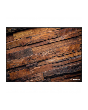 Sharkoon SKILLER SFM12 Wood, pczerwonyective mat (brown, 140 x 100cm)