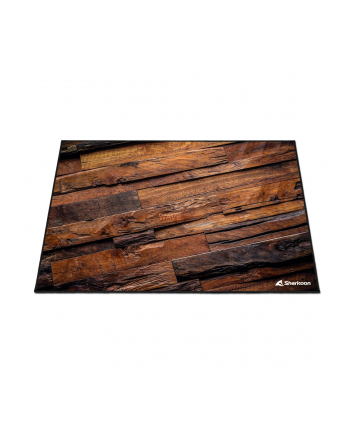 Sharkoon SKILLER SFM12 Wood, pczerwonyective mat (brown, 140 x 100cm)