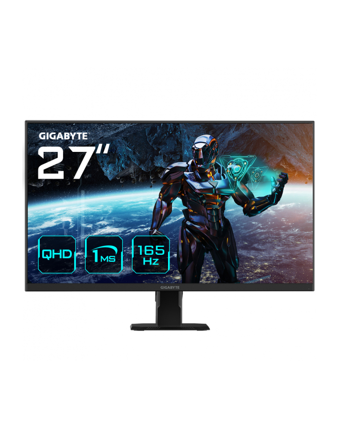 gigabyte Monitor 27 cali GS27Q IPS QHD HDMI DP 165HZ główny