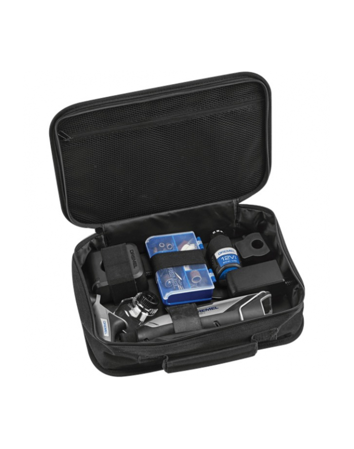 Dremel cordless multifunctional tool 8240-3/45, 12 volts (Kolor: CZARNY/grey, Li-ion battery 2Ah, 45-piece accessories, soft bag) główny