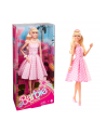Mattel Barbie Signature The Movie - Margot Robbie as a Barbie doll from the movie in a pink and Kolor: BIAŁY check dress, toy figure - nr 6