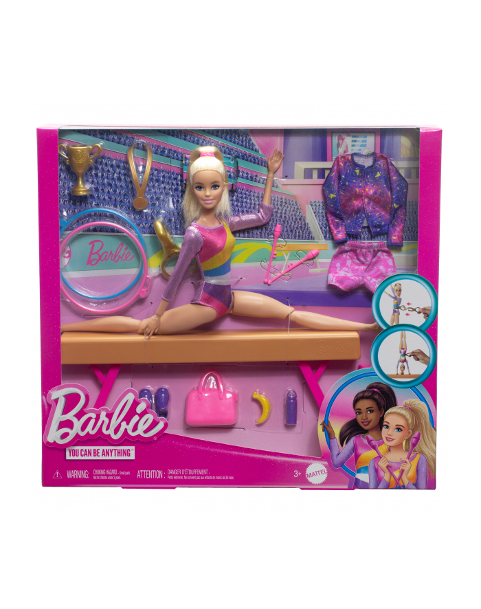 Mattel Barbie Careers Refresh Gymnastics Playset Doll główny
