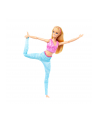Mattel Barbie Made to Move with pink sports top and blue yoga pants doll - nr 10