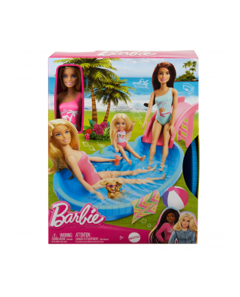 Mattel Barbie pool with doll