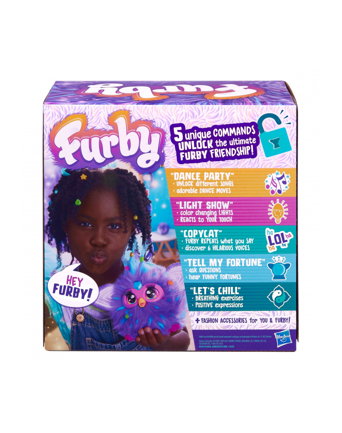 Hasbro Furby, cuddly toy (purple) główny