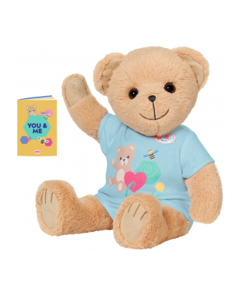 ZAPF Creation BABY born bear blue, cuddly toy (open packaging)