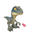 Mattel Jurassic World Mega Roar Velociraptor Blue, toy figure - nr 1