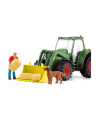 Schleich Farm World tractor with trailer, toy vehicle - nr 11