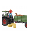 Schleich Farm World tractor with trailer, toy vehicle - nr 18