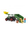 Schleich Farm World tractor with trailer, toy vehicle - nr 2