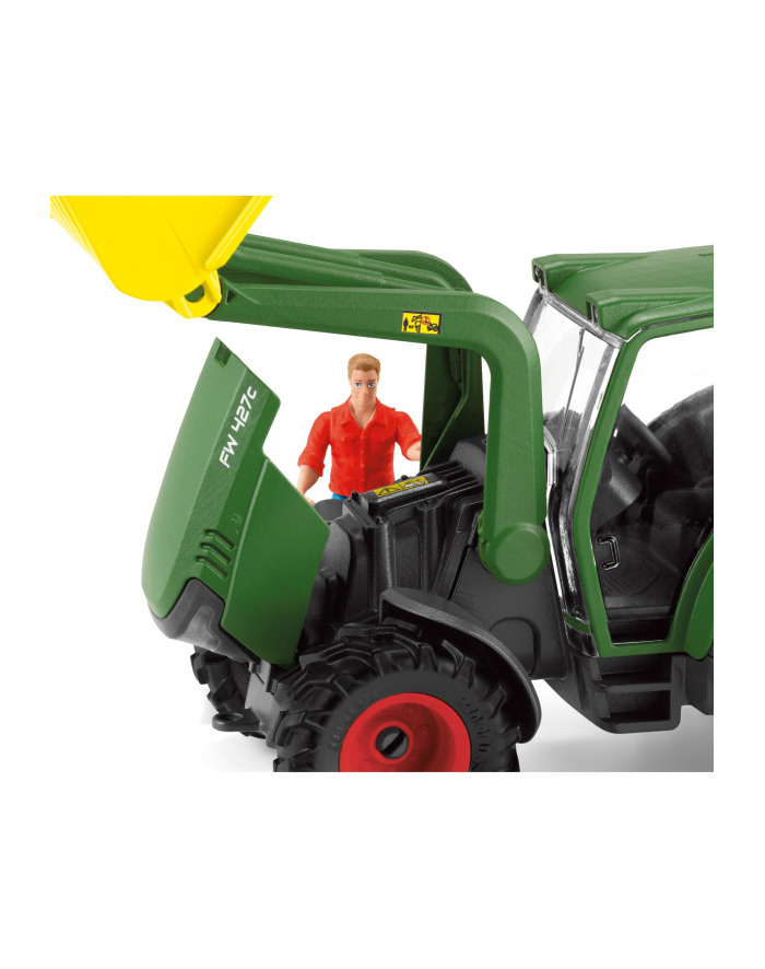 Schleich Farm World tractor with trailer, toy vehicle główny