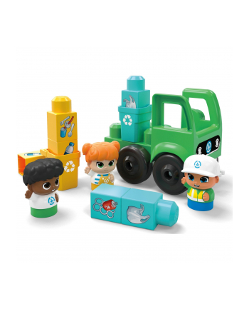 megabloks Mattel MEGA BLOKS Green Town Ocean Cleanup Team Construction Toy