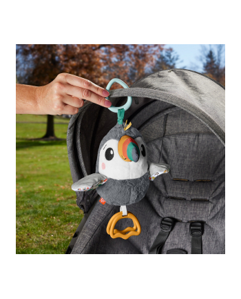 fisher price Fisher-Price Flutter Toucan To-Go, cuddly toy (grey/Kolor: BIAŁY)