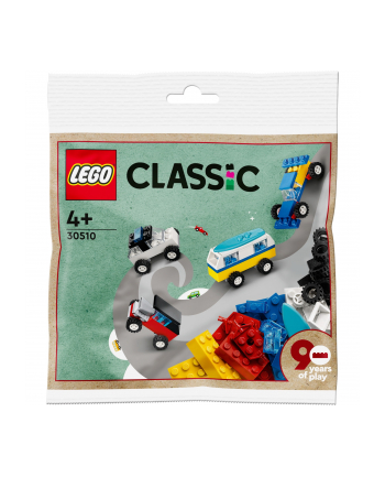 LEGO 30510 Classic 90 Years of Cars, Construction Toys