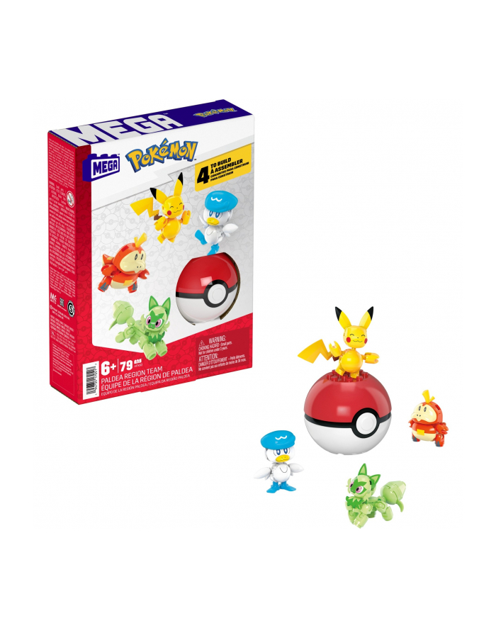 megabloks Mattel MEGA Pokémon Paldea Region Team construction toy główny