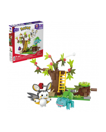 megabloks Mattel MEGA Pokémon Emolga's and Bulbasaur's Enchanting Forests Construction Toy
