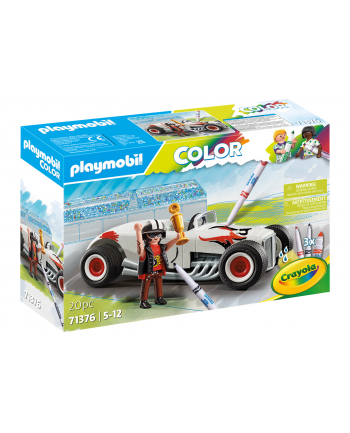 PLAYMOBIL 71376 Color racing car, construction toy