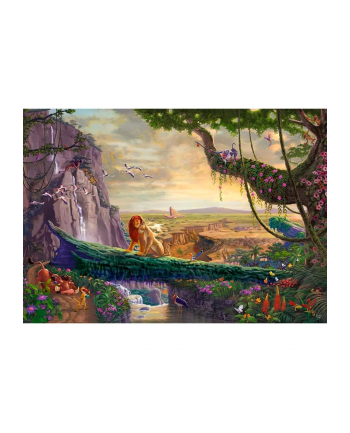 Schmidt Spiele Thomas Kinkade Studios: Disney Dreams Collection - The Lion King, Return to Pride Rock, Puzzle (6000 Pieces)