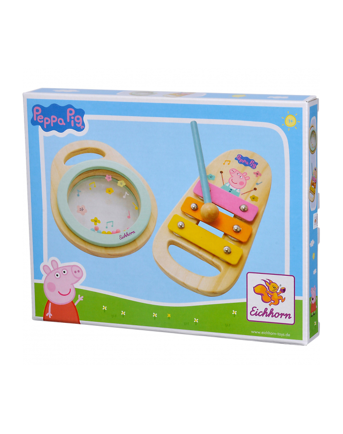 Eichhorn Peppa Pig Wooden Music Set Musical Instrument (2 Pieces) główny