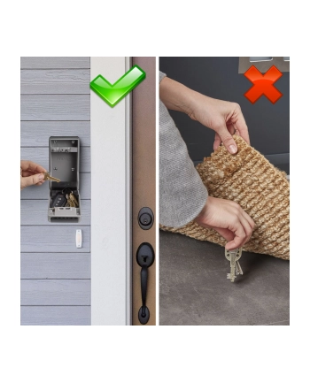 master lock Kasetka na klucze z zamkiem szyfrowym do stałego montażu na ścianie