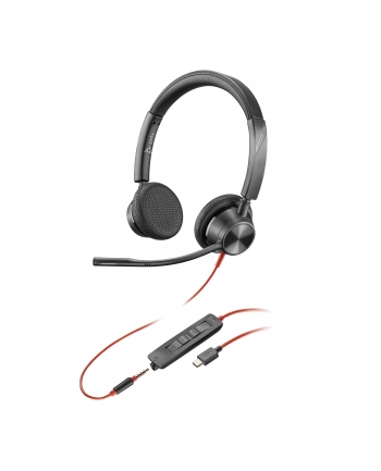 poly Słuchawki Blackwire 3325 ST USB-C/A adapter 8X221AA