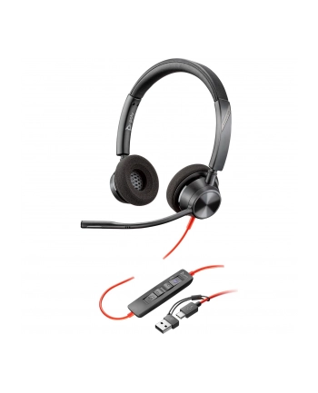 poly Słuchawki Blackwire 3320 MST USB-C/A adapter 8X220AA