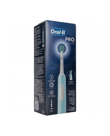 Braun Oral-B Pro 1 Cross Action Caribbean Blue, electric toothbrush
