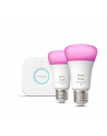 PHILIPS HUE White and color ambiance Zestaw startowy 2 szt. E27 1100lm (929002468810) - nr 1