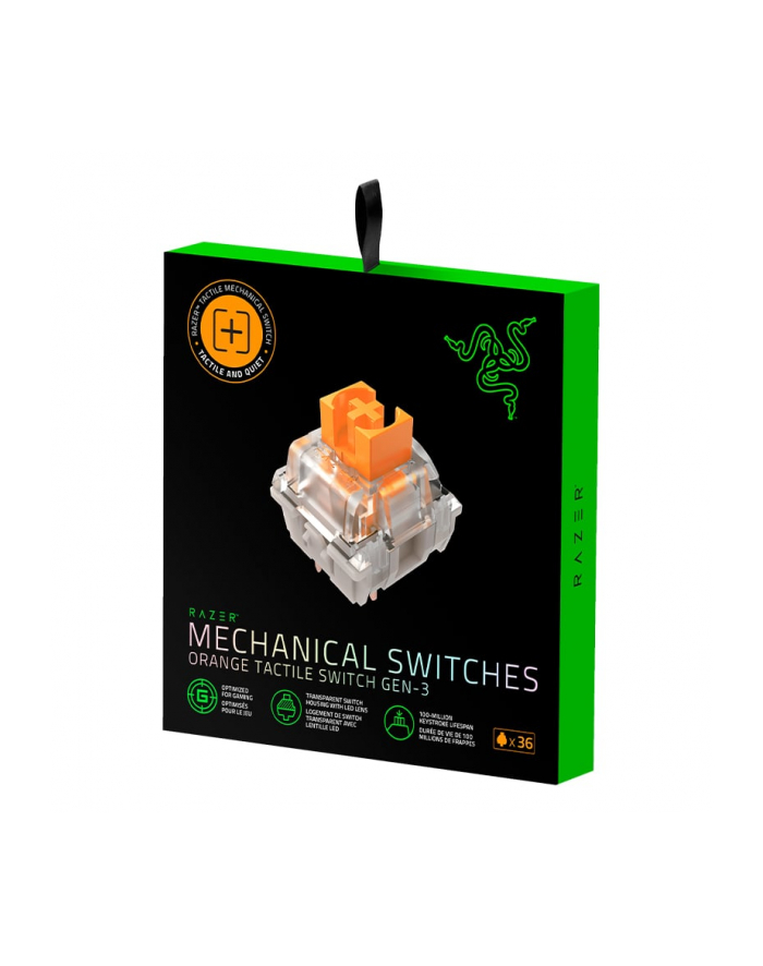 Razer Klawiatura Orange Tactile Mechaniczna Gaming Switches Pack (T,O,M,G,SP) (RC2102040300R3M1) główny