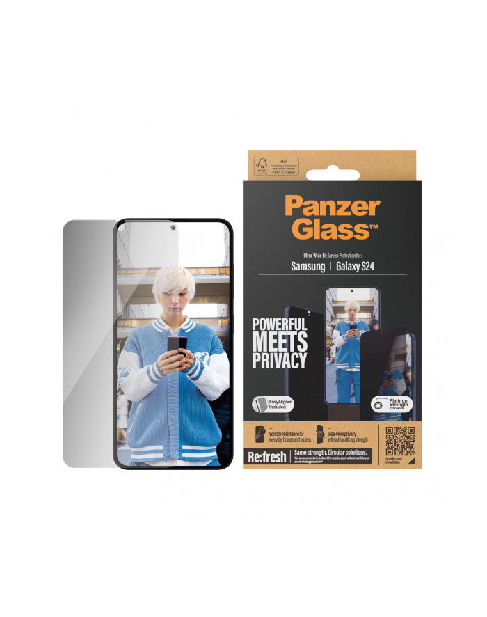Panzerglass Privacy Screen Protector Samsung Galaxy S 2024 Ultra Wide Fit Wa główny