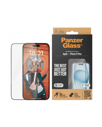 Panzerglass Ultra-Wide Fit Do Iphone 15 Plus