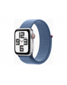 Apple Watch Se GPS+Cellular Koperta 40mm z aluminium w kolorze srebrnym z opaską sportową w kolorze zimowego błękitu (MRGQ3ETA) - nr 1