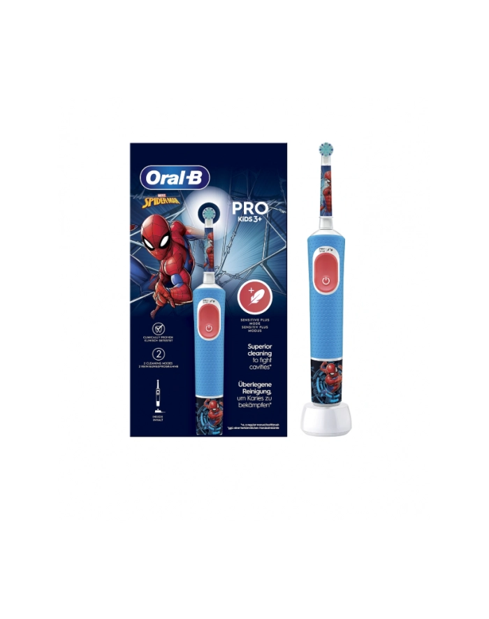 Oral-B Vitality Pro Kids 3+ Spiderman niebieski główny