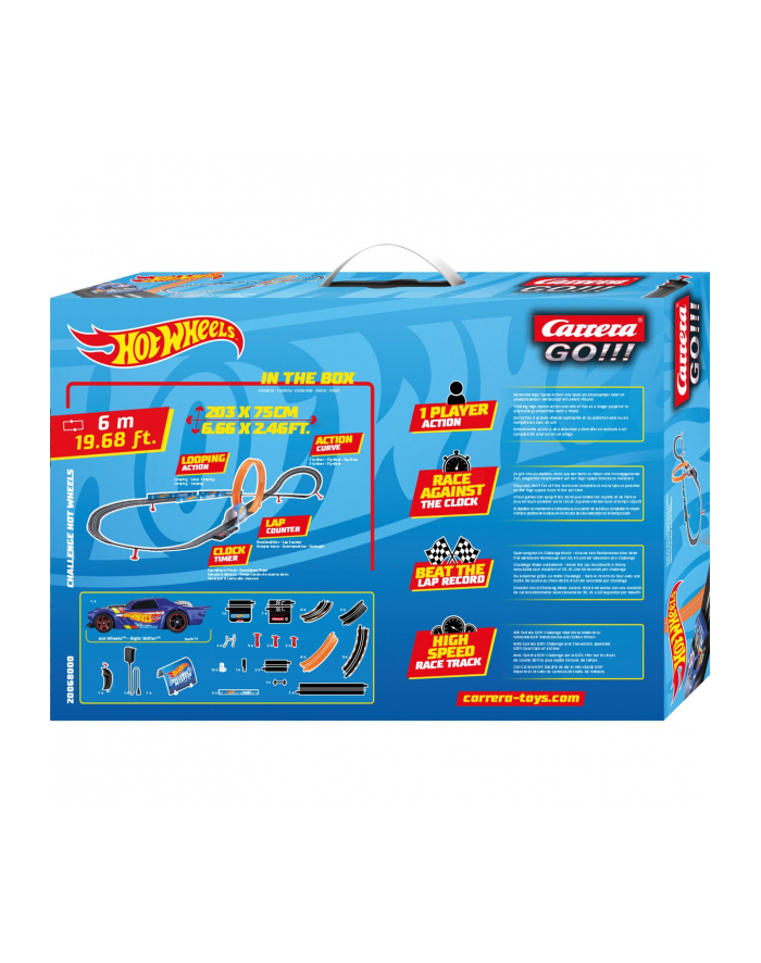 CARRERA GO!!! tor Hot Wheels 6,0m 20068000 główny