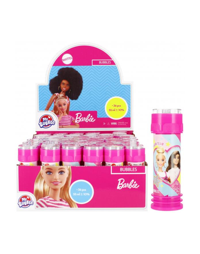 euro-trade Bańki mydlane 55ml Barbie p36 My Bubble   cena za 1 sztukę główny