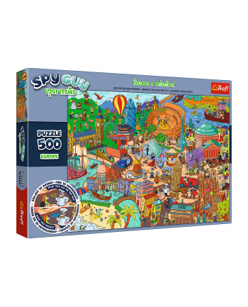 trefl PUZZLE 500 Spy Guy Lost Items Europe 37481