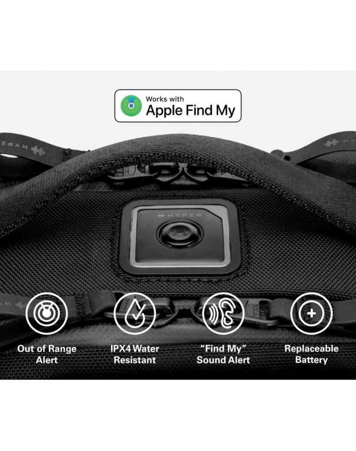 hyperdrive Hyper PackPro with Apple Find My Compatible Location Module główny