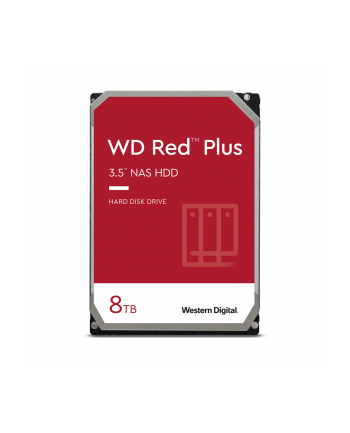 western digital Dysk twardy Red Plus 8TB 3,5 cala CMR 256MB/5640RPM Class