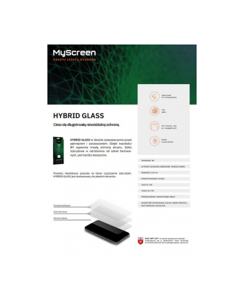 myscreenpczerwonyector Szkło hybrydowe HybridGlass iPhone 12 Pro Max 6,7 cala