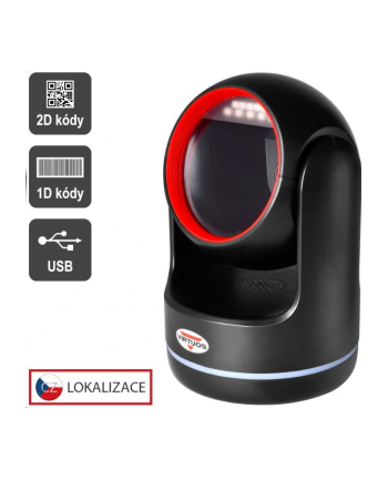 Virtuos Czytnik Ccd 2D Ht-861A, Stacjonarny, Usb, Czarny