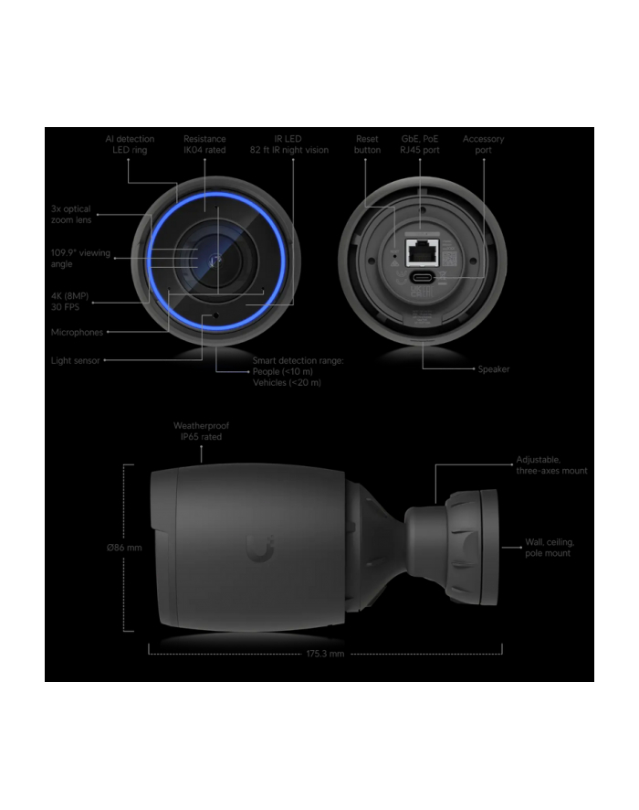 Ubiquiti Uvc-Ai-Pro Ai Professional główny