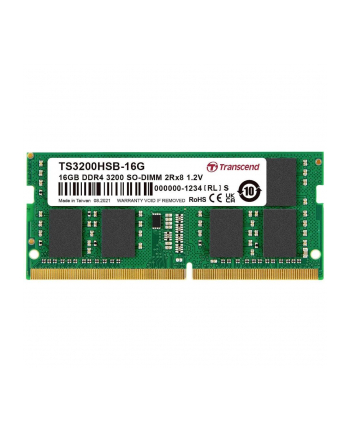 Transcend 16Gb Ddr4 3200 So-Dimm (TS3200HSB16G)