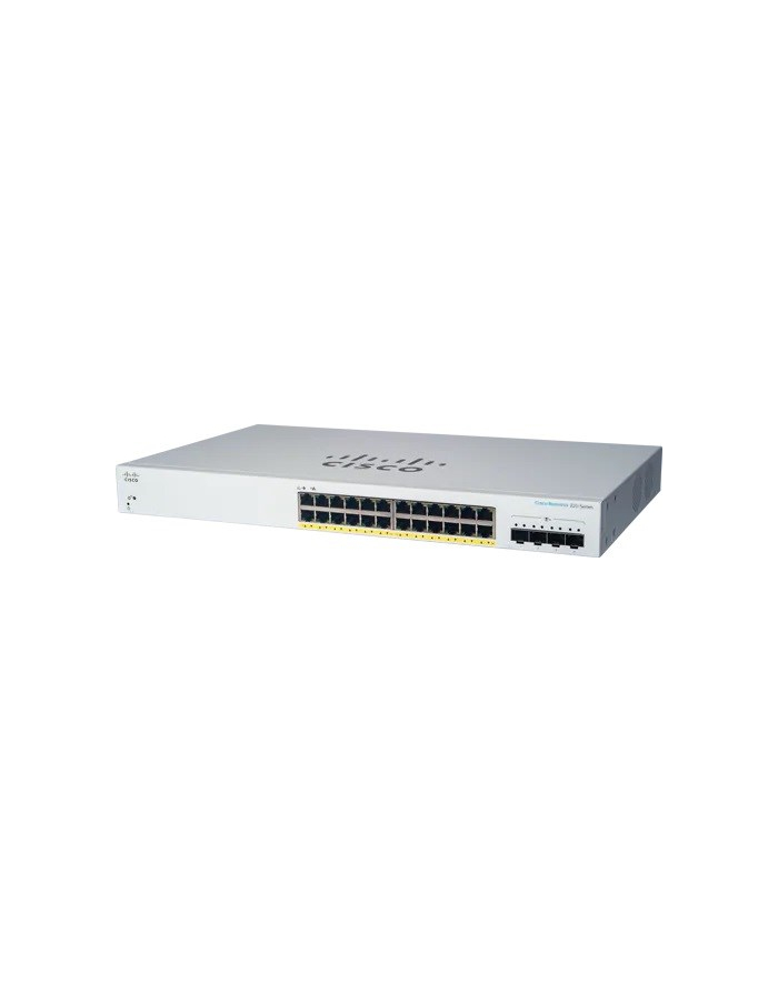 Cisco switch CBS220-24FP-4X, 24xGbE RJ45, 4x10GbE SFP+, PoE+, 382W (CBS22024FP4XEURF) główny
