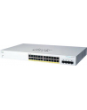 Cisco switch CBS220-24P-4G, 24xGbE RJ45, 4xSFP, PoE+, 195W (CBS22024P4GEURF) - nr 1