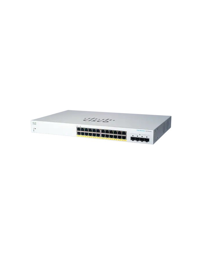 Cisco switch CBS220-24P-4G, 24xGbE RJ45, 4xSFP, PoE+, 195W (CBS22024P4GEURF) główny