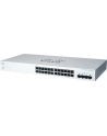 Cisco switch CBS220-24T-4G, 24xGbE RJ45, 4xSFP, fanless (CBS22024T4GEURF) - nr 1