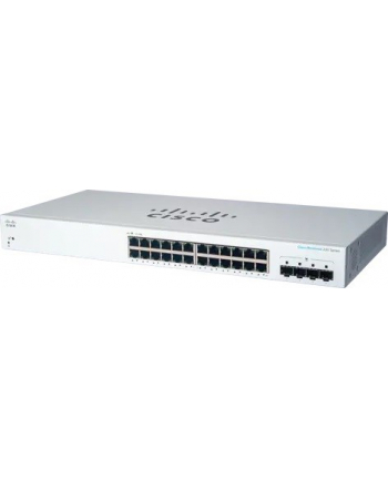 Cisco switch CBS220-24T-4G, 24xGbE RJ45, 4xSFP, fanless (CBS22024T4GEURF)