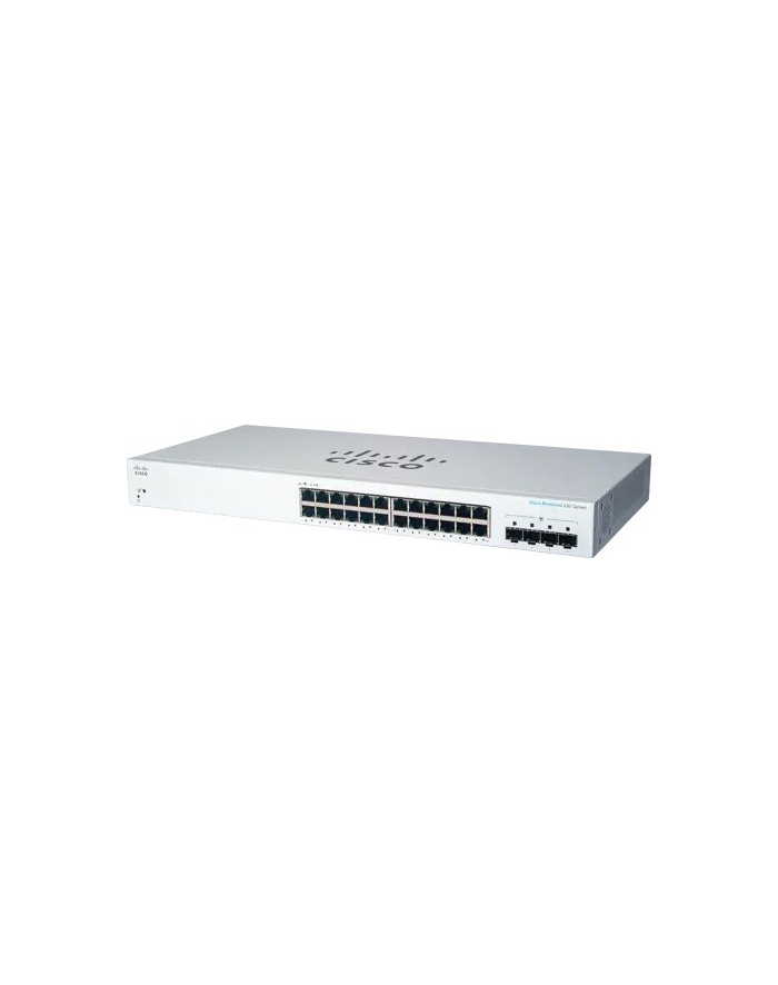 Cisco switch CBS220-24T-4G, 24xGbE RJ45, 4xSFP, fanless (CBS22024T4GEURF) główny