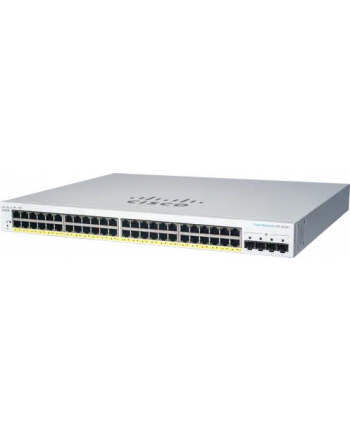 Cisco switch CBS220-48P-4G, 48xGbE RJ45, 4xSFP, PoE+, 382W (CBS22048P4GEURF)
